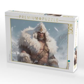 Produktbild: CALVENDO Puzzle Berserker im Fellgewand | 1000 Teile Lege-Gr&ouml;&szlig;e 64x48cm Foto-Puzzle f&uuml;r gl&uuml;ckliche Stunden