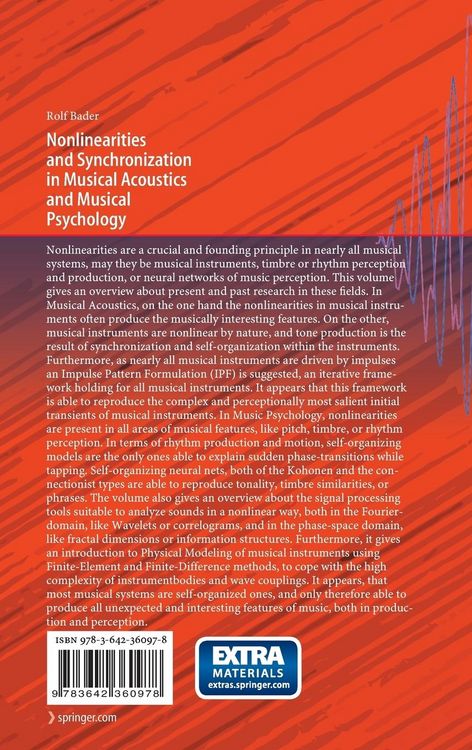 Produktbild: Nonlinearities and Synchronization in Musical Acoustics and Music Psychology