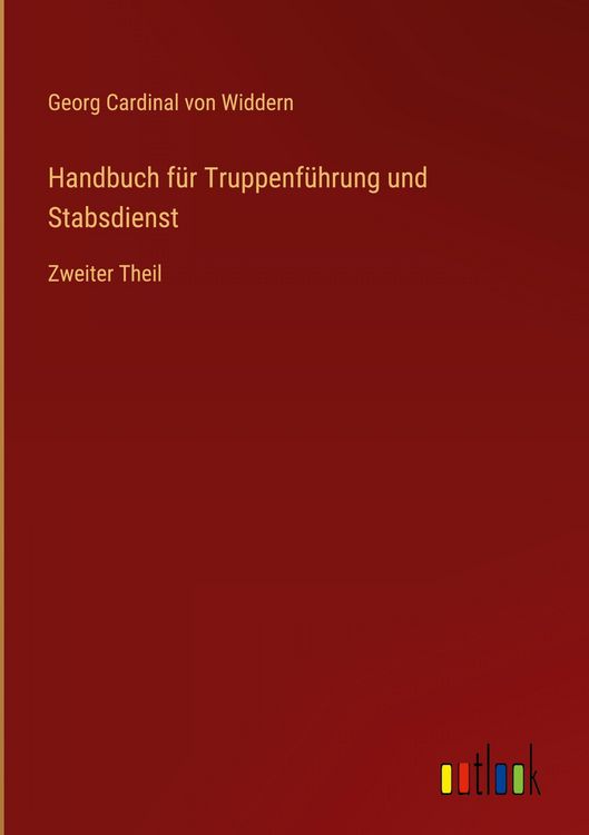 Produktbild: Handbuch f&uuml;r Truppenf&uuml;hrung und Stabsdienst