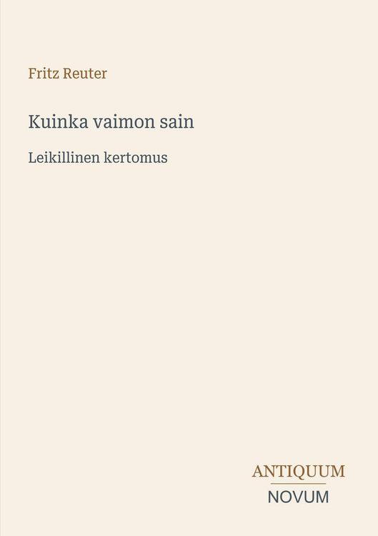 Produktbild: Kuinka vaimon sain