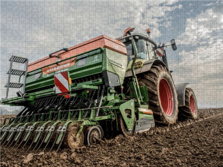 Produktbild: CALVENDO Puzzle Landwirtschaft - Von der Saat bis zur Ernte 1000 Teile Lege-Gr&ouml;&szlig;e 64 x 48 cm Foto-Puzzle Bild von Simon Witt