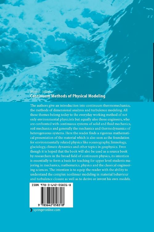 Produktbild: Continuum Methods of Physical Modeling