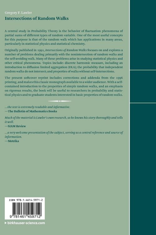 Produktbild: Intersections of Random Walks