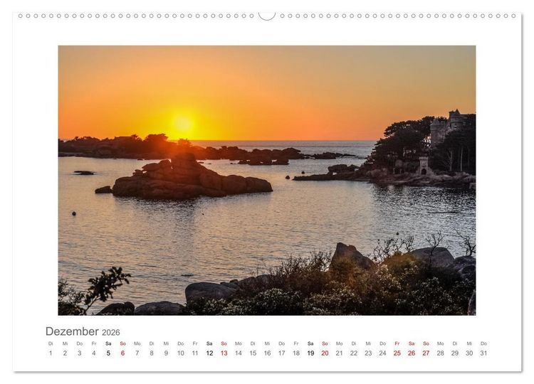 Produktbild: Bretagne - unterwegs mit Julia Hahn (hochwertiger Premium Wandkalender 2026 DIN A2 quer), Kunstdruck in Hochglanz
