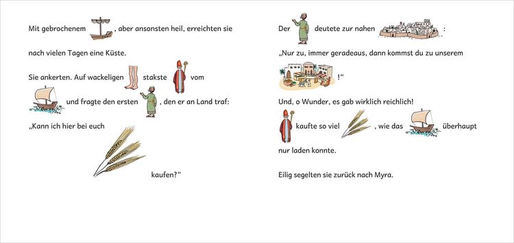 Produktbild: Einer, der Gutes tat ... Die Geschichte von Nikolaus in Bildw&ouml;rtern
