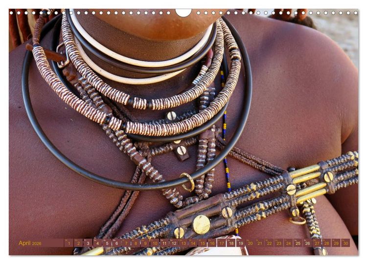 Produktbild: Himba - Der Schmuck der sch&ouml;nen Frauen (Wandkalender 2026 DIN A3 quer), CALVENDO Monatskalender