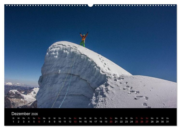 Produktbild: Climbing Solutions - Bergsport weltweit (Wandkalender 2026 DIN A2 quer), CALVENDO Monatskalender