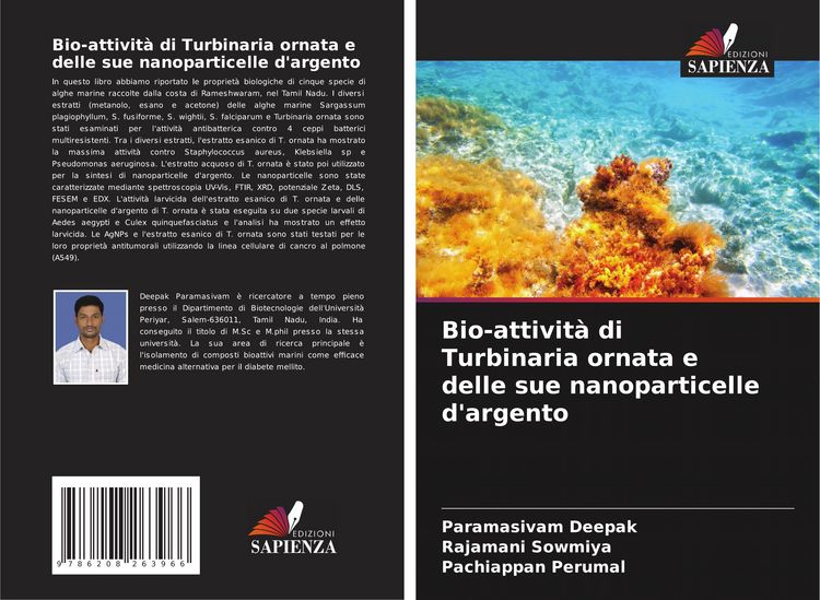 Produktbild: Bio-attivit&agrave; di Turbinaria ornata e delle sue nanoparticelle d'argento