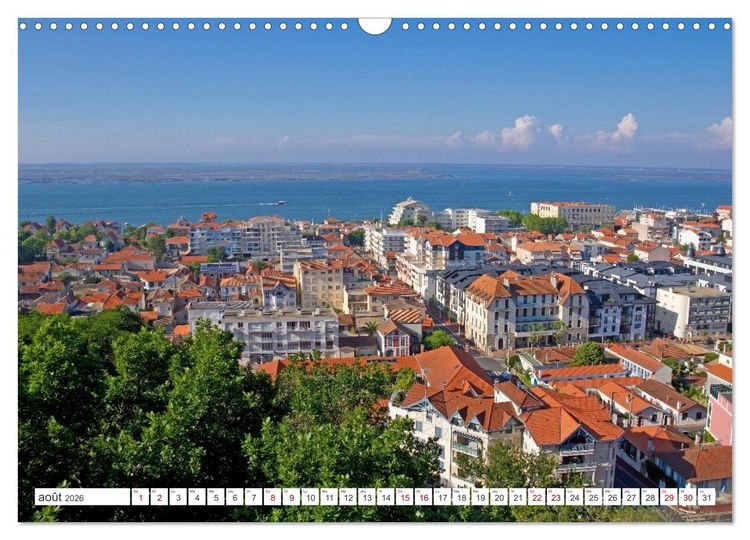 Produktbild: D&eacute;couvrir la r&eacute;gion Nouvelle-Aquitaine (Calendrier mural 2026 DIN A3 vertical), CALVENDO calendrier mensuel
