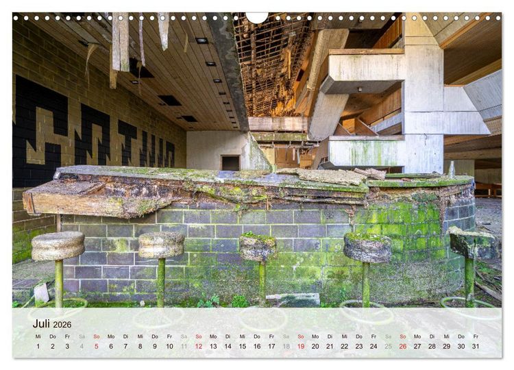 Produktbild: Lost Places - verlassen und vergessen (Wandkalender 2026 DIN A3 quer), CALVENDO Monatskalender