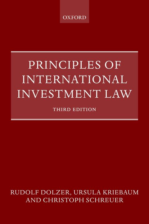 Produktbild: Principles of International Investment Law