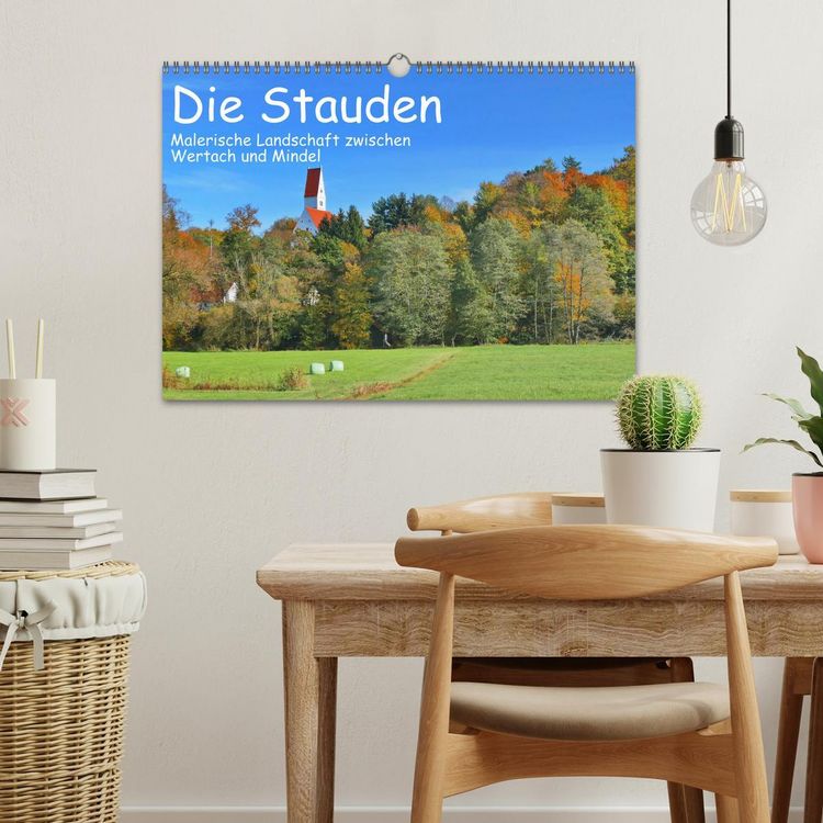 Produktbild: Die Stauden - Malerische Landschaft zwischen Wertach und Mindel (Wandkalender 2026 DIN A3 quer), CALVENDO Monatskalender