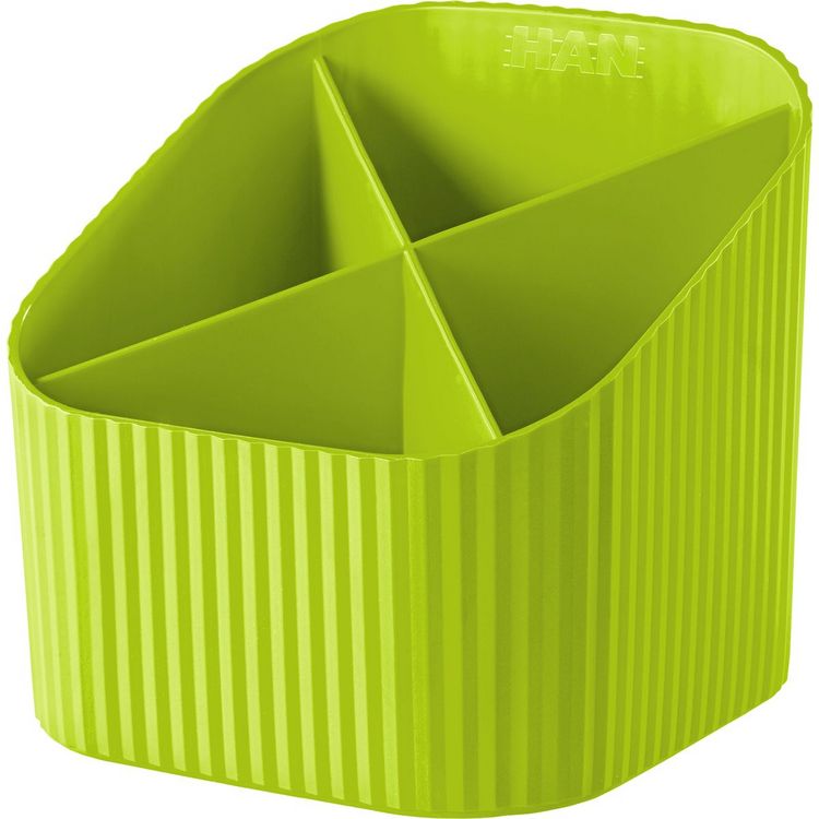 Produktbild: HAN Stiftek&ouml;cher Re-X-LOOP 4 F&auml;cher lemon