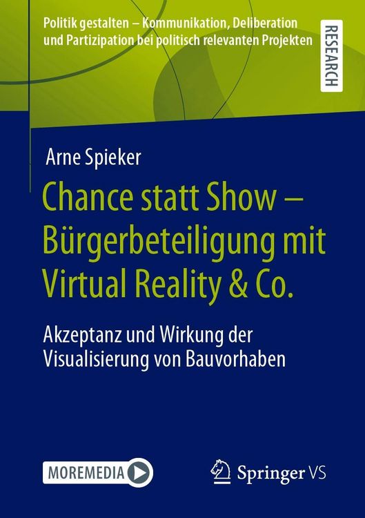 Produktbild: Chance statt Show - B&uuml;rgerbeteiligung mit Virtual Reality & Co.