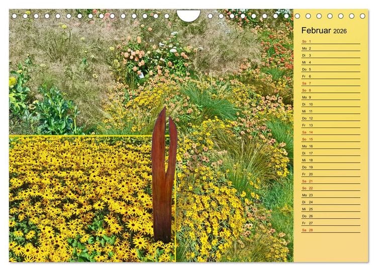 Produktbild: Bl&uuml;hende Gartenparks in Mannheim (Wandkalender 2026 DIN A4 quer), CALVENDO Monatskalender