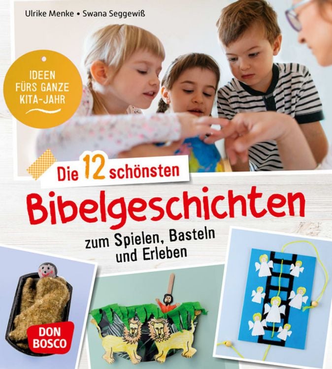 Produktbild: Die 12 sch&ouml;nsten Bibelgeschichten zum Spielen, Basteln und Erleben