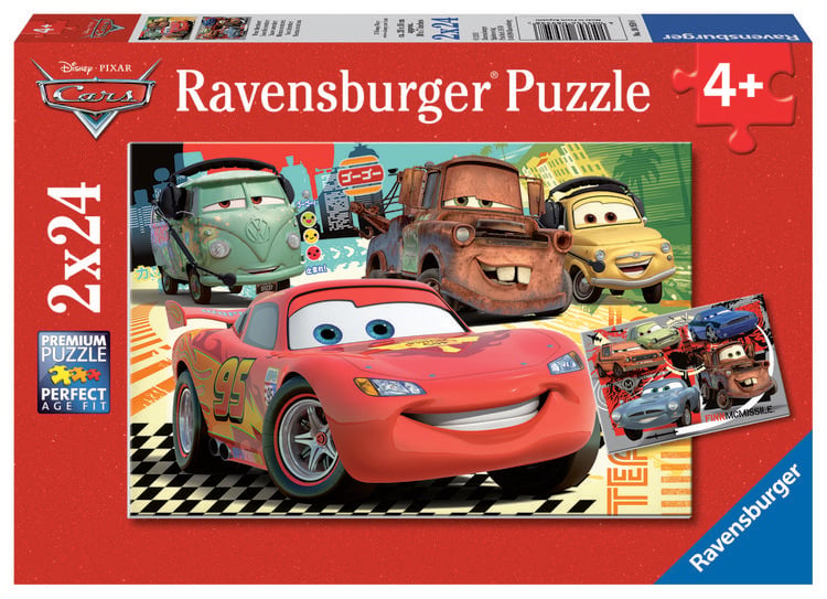 Produktbild: Puzzle Ravensburger DCA: Neue Abenteuer 2 X 24 Teile