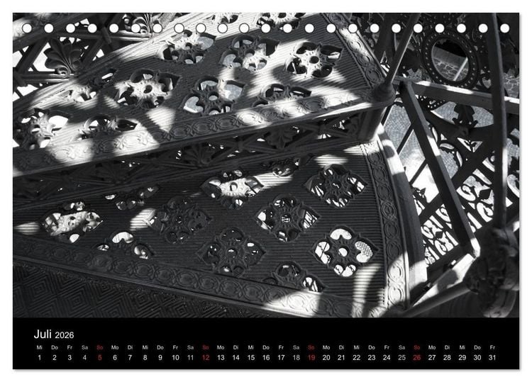 Produktbild: Der Gusseiserne Turm zu L&ouml;bau (Tischkalender 2026 DIN A5 quer), CALVENDO Monatskalender
