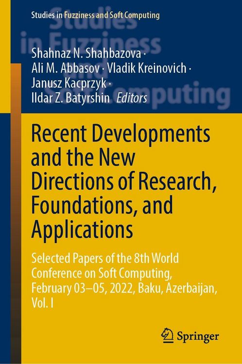 Produktbild: Recent Developments and the New Directions of Research, Foundations, and Applications