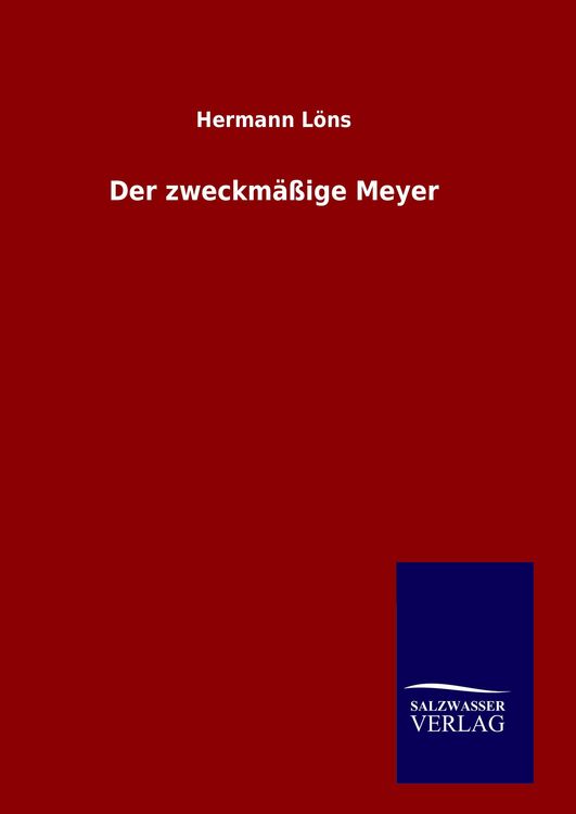 Produktbild: Der zweckm&auml;&szlig;ige Meyer
