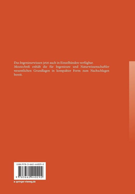 Produktbild: Das Ingenieurwissen: Messtechnik