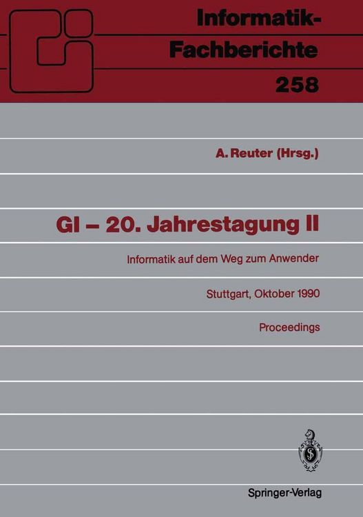 Produktbild: GI - 20. Jahrestagung II