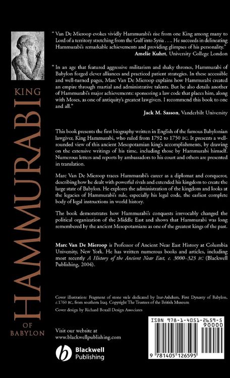 Produktbild: King Hammurabi of Babylon