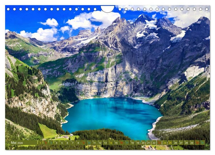 Produktbild: Berner Oberland - Ausflugsziele (Wandkalender 2026 DIN A4 quer), CALVENDO Monatskalender
