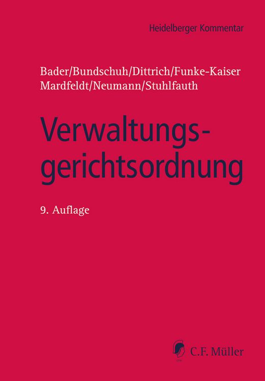 Produktbild: Verwaltungsgerichtsordnung