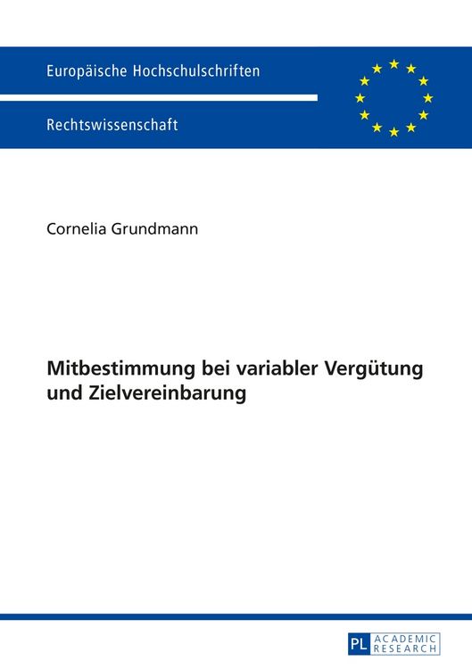Produktbild: Mitbestimmung bei variabler Verg&uuml;tung und Zielvereinbarung