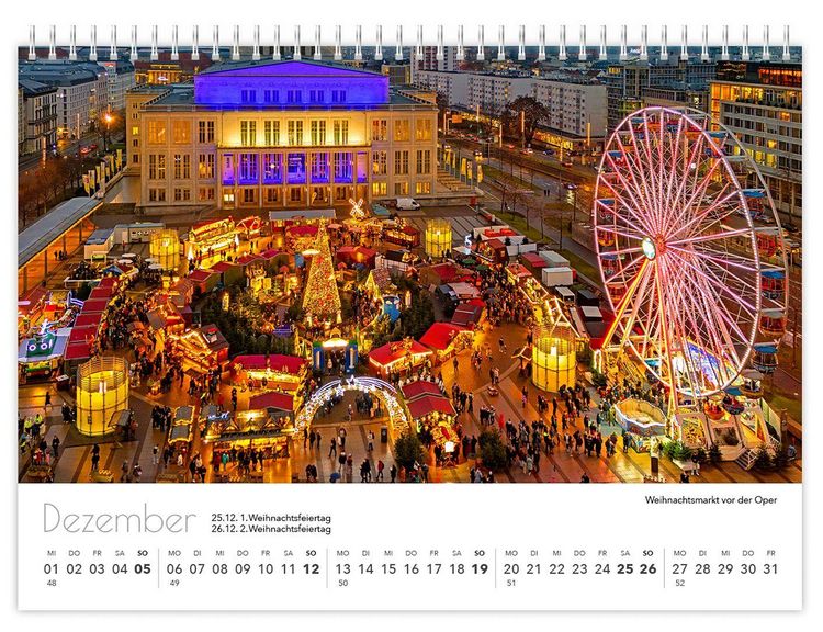 Produktbild: Kalender Leipzig kompakt 2027