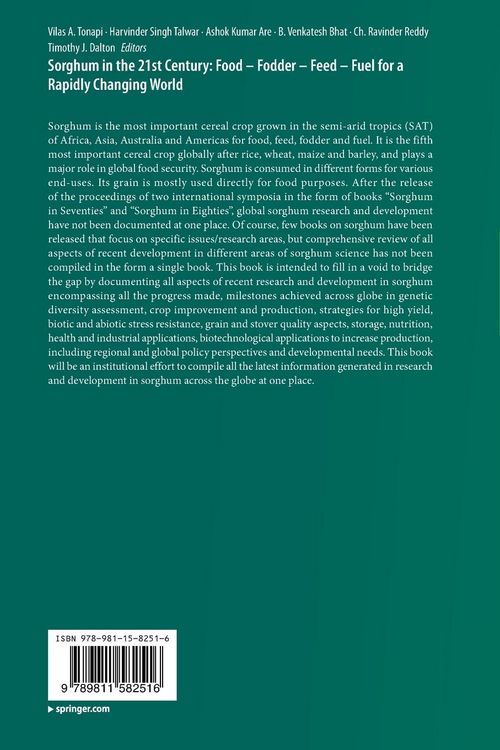 Produktbild: Sorghum in the 21st Century: Food &ndash; Fodder &ndash; Feed &ndash; Fuel for a Rapidly Changing World
