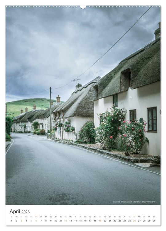 Produktbild: Roadtrip durch S&uuml;dengland (Wandkalender 2026 DIN A2 hoch), CALVENDO Monatskalender