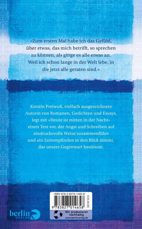 Produktbild: Heute ist mitten in der Nacht