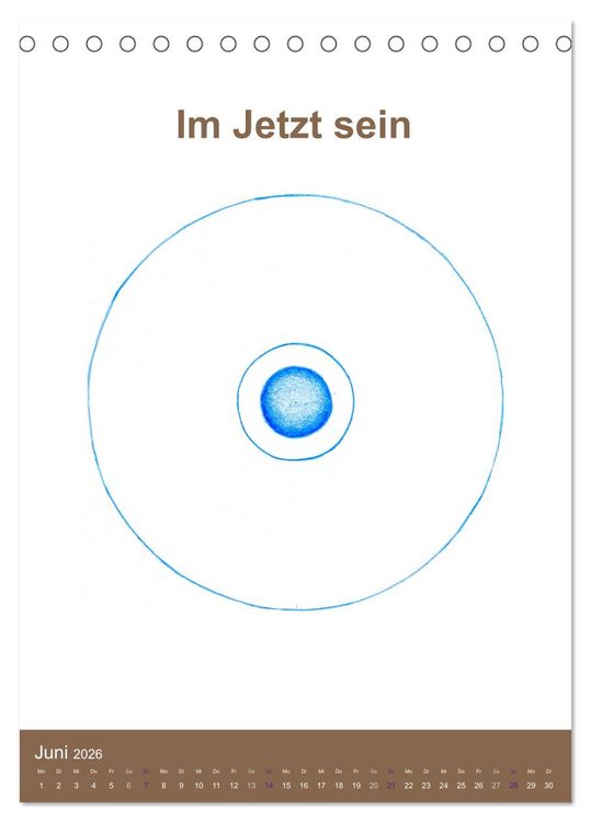 Produktbild: Delfinheilsymbole (Tischkalender 2026 DIN A5 hoch), CALVENDO Monatskalender