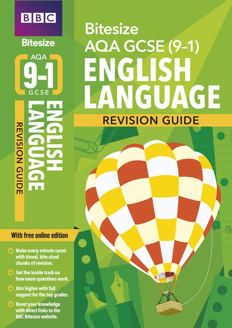 Produktbild: BBC Bitesize AQA GCSE English Language Revision Guide incl. online edition - for 2026, 2027 exams