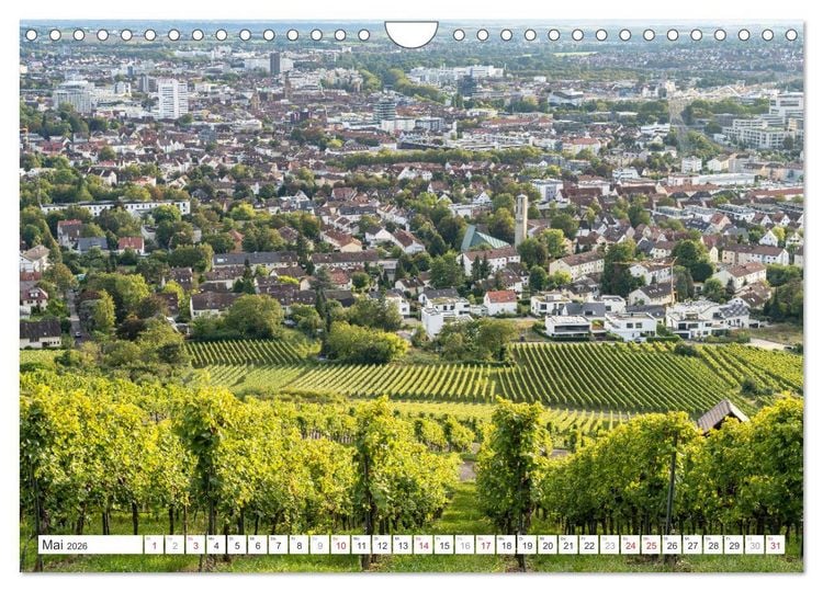 Produktbild: Baden-W&uuml;rttemberg - Heilbronn (Wandkalender 2026 DIN A4 quer), CALVENDO Monatskalender