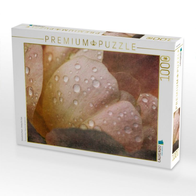 Produktbild: CALVENDO Puzzle Romantische Rosen - Shabby Chic Style | 1000 Teile Lege-Gr&ouml;&szlig;e 64x48cm Foto-Puzzle f&uuml;r gl&uuml;ckliche Stunden