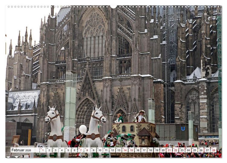 Produktbild: Cologne - K&ouml;ln (Wandkalender 2026 DIN A2 quer), CALVENDO Monatskalender