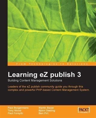 Produktbild: Learning eZ publish 3 : Building content management solutions