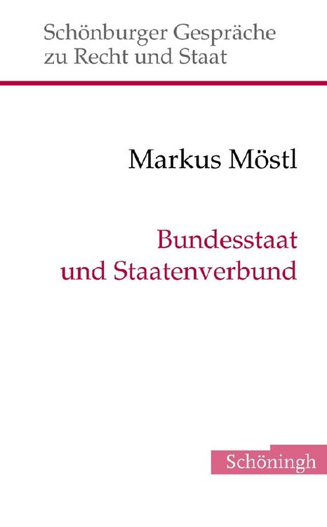 Produktbild: Bundesstaat und Staatenverbund