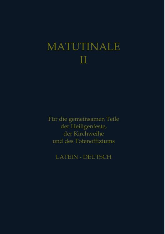 Produktbild: Matutinale II