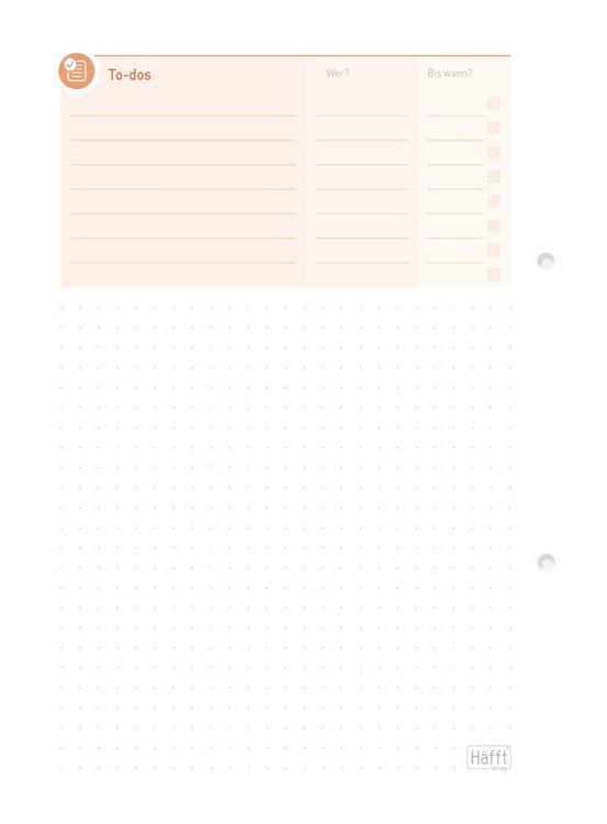 Produktbild: Block A5 Meeting-Notes