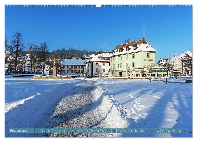 Produktbild: St. Blasien - Dom- und Kurstadt (Wandkalender 2026 DIN A2 quer), CALVENDO Monatskalender