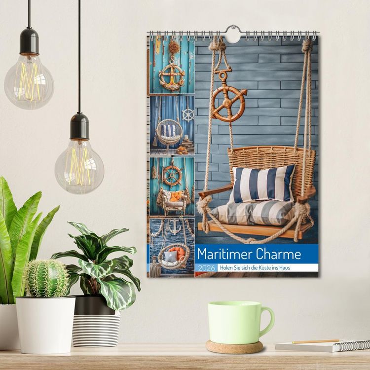 Produktbild: Maritimer Charme (Wandkalender 2026 DIN A4 hoch), CALVENDO Monatskalender