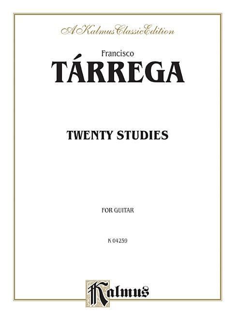 Produktbild: T&aacute;rrega, F: Twenty Studies