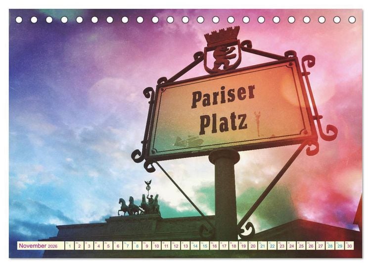 Produktbild: Berlin megacool (Tischkalender 2026 DIN A5 quer), CALVENDO Monatskalender