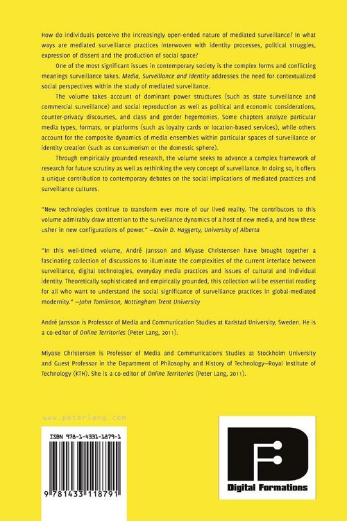 Produktbild: Media, Surveillance and Identity