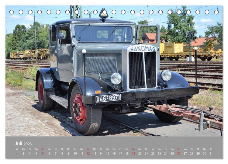 Produktbild: Oldtimer - L K W (Tischkalender 2026 DIN A5 quer), CALVENDO Monatskalender