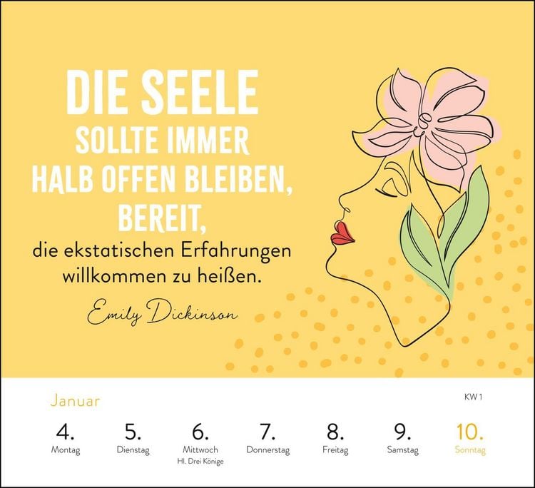 Produktbild: Wochenkalender 2027: Sei stark. Sei anders. Sei DU.